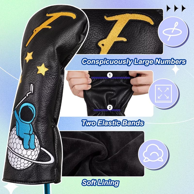 Golf Club Covers Astronaut Golf Head Covers for Woods