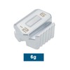 eMagTech 1 Piece 6g Golf Weight Metal Plate Sliding Screw