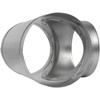 8" Inch T-Shape Ducting Splitter - 90 Degree Galvanized Steel