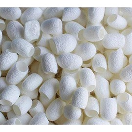 WOIWO 30 Pcs Natural Silk Ball Cocoons Facial Cleanser Balls Remove Blackhead, Acne Scar Removal, Anti-Aging, Wrinkle Removal Beauty Scrub