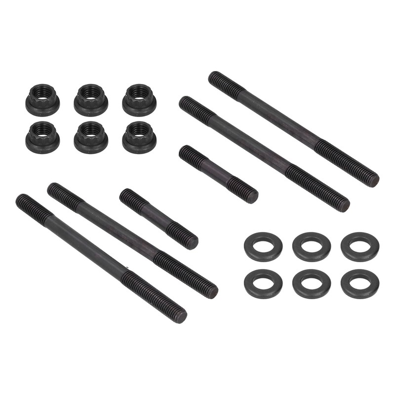 Heavy Duty Cylinder Head Studs Nuts Kit Steel Fit for