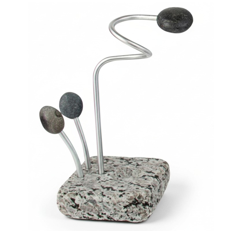 Sea Stones Splash Sponge and Brush Holder - Heavy Granite