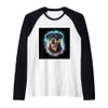 Impressive Rottweiler Raglan Baseball Tee