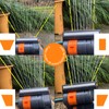 HOGESA Aspersores de Riego Jardin, Boquilla Giratorio Automático, Aspersor de