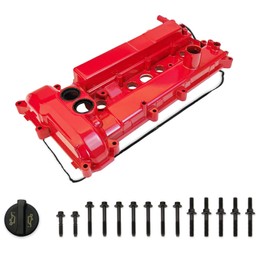 MILIPARTS Engine Valve Cover Red Compatible with 2014-2018 Ford Focus S SE SEL 2018-2022 Ford EcoSport S SE SES 2.0L L4 Replace FM5Z6582A FM5Z6582E FM5E6K271AC