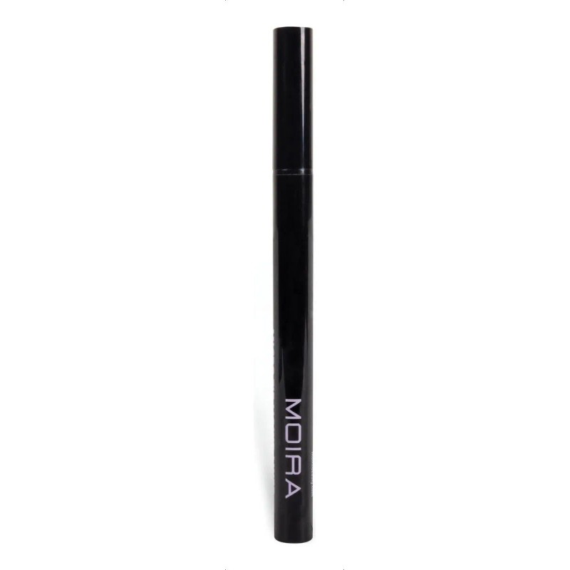 Delineador Moira Cosmetics Para Ojos Waterproof Color Negro