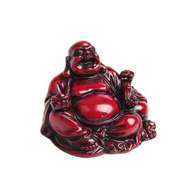 Acxico 1Pcs Resin Buddha Happy Statue Laughing Maitreya Figurine Feng Shui Luck Home Decor …