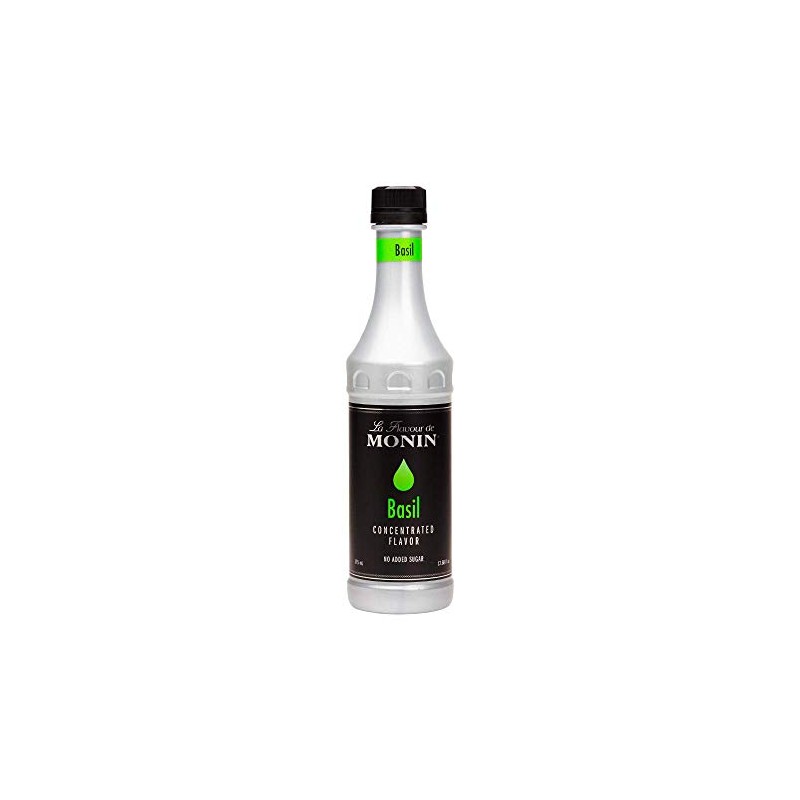 Monin Basil Flavor Concentrate 375ml Bottle