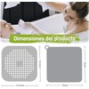 Hopeway 4 PCS Tapón de Silicona para Desagüe de Suelo,Gris