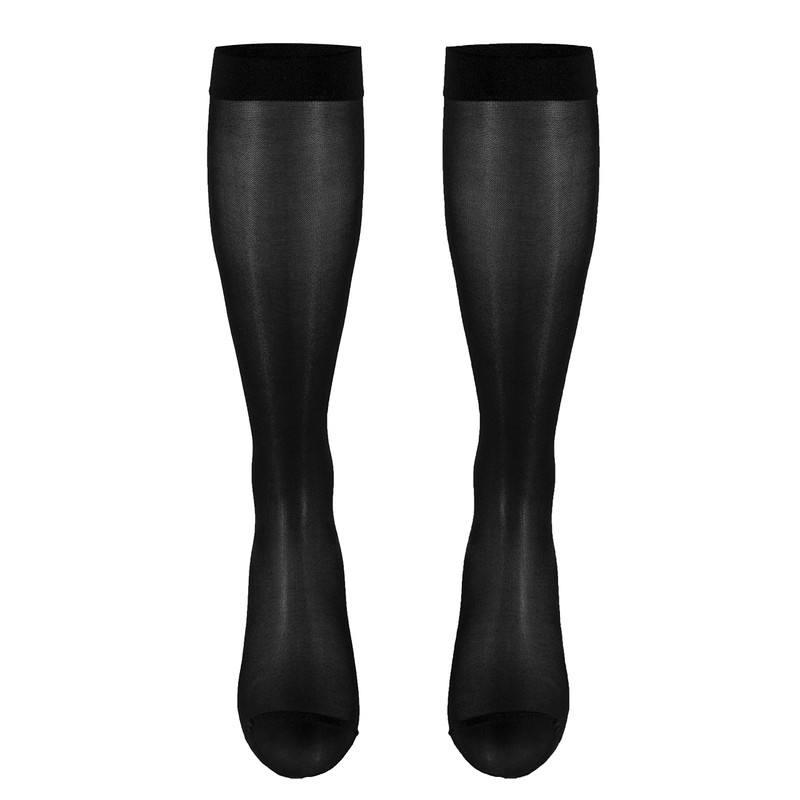 Truform Sheer Compression Stockings, 15-20 mmHg, Women's Knee High Length,