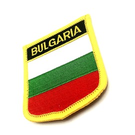 Bulgaria Bulgarian Europe EU Flag Iron On Embroidered Fabric Sew On Patch Pack of 1