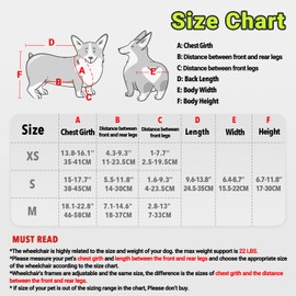 Small Dog Wheelchair for Back Legs, for Small Breed Dog - Includes High-Visibility Vest, Leash & Sling Lift, for Arthritis, Paralyzed, Injured, or Disabled Dogs