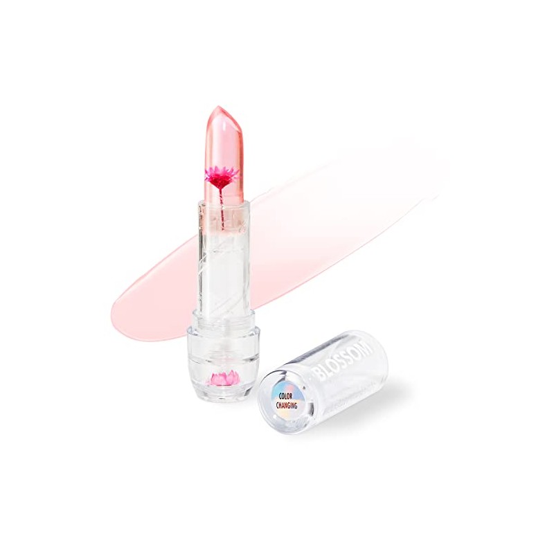 Blossom Crystal Lip Balm - Color Changing - Pink