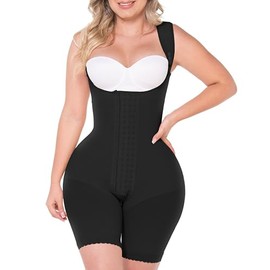 M&D 0489 Fajas Colombianas Post Surgery Shapewear After Liposuction Tummy Control Hourglass Bodysuit for Curvy Women