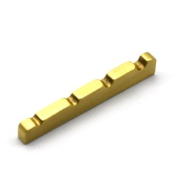 SoulDiM Bass Guitar Nut Brass Roller Nut 38mm Bass Nut 4 String Electric BASS Guitar Replacement Parts (4 String Bass 38MM)