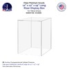 Acrylic Display Riser Box Clear Plexiglass 12" x 12” x