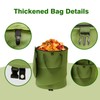 Reusable Lawn and Leaf Garden Bag, Collapsible/Pop Up Trash Can,