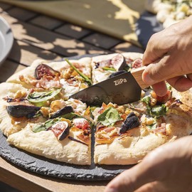 ZiiPa • Pizzames with Wheels • Aquino • Ideal for Cutting Your Pizza • Sharp Blade