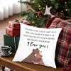 JWVK Long Distance Gifts Pillow Covers 18x18, Inspirational Gifts for