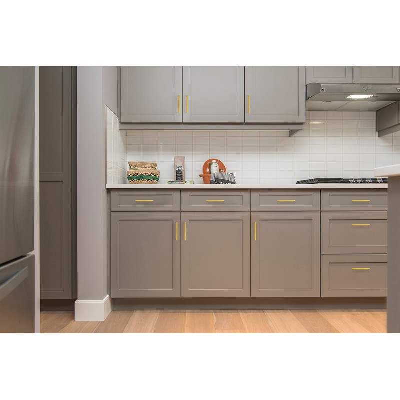 Ravinte 15 Pack Solid 5 Inch Kitchen Square Cabinet Handles