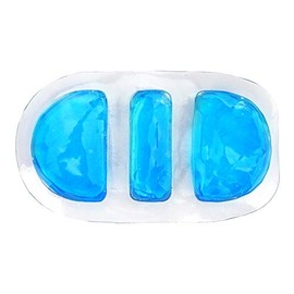 Tbest Paquete de Hielo Frío Refrescante, Compresa Fría de Gel Reutilizable para la Nariz, Azul, 11 x 6.5 cm, Alivia la Inflamación y el Dolor Nasal, Detiene Hemorragias