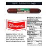 Klement's Garlic Summer Sausage, Hardwood Smoked 32 Oz (2 Pounds)