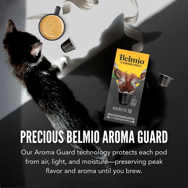 Belmio Ristretto Espresso Coffee Pods – Medium Roast – Full-Bodied