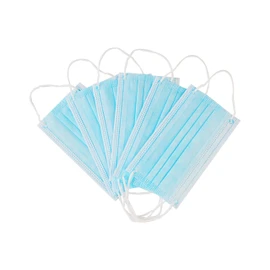 eZthings® Professional Crafts Disposable 3 Ply Filter Face Masks for PPE, Painting, Cutting, or Sewing (50 Pack)