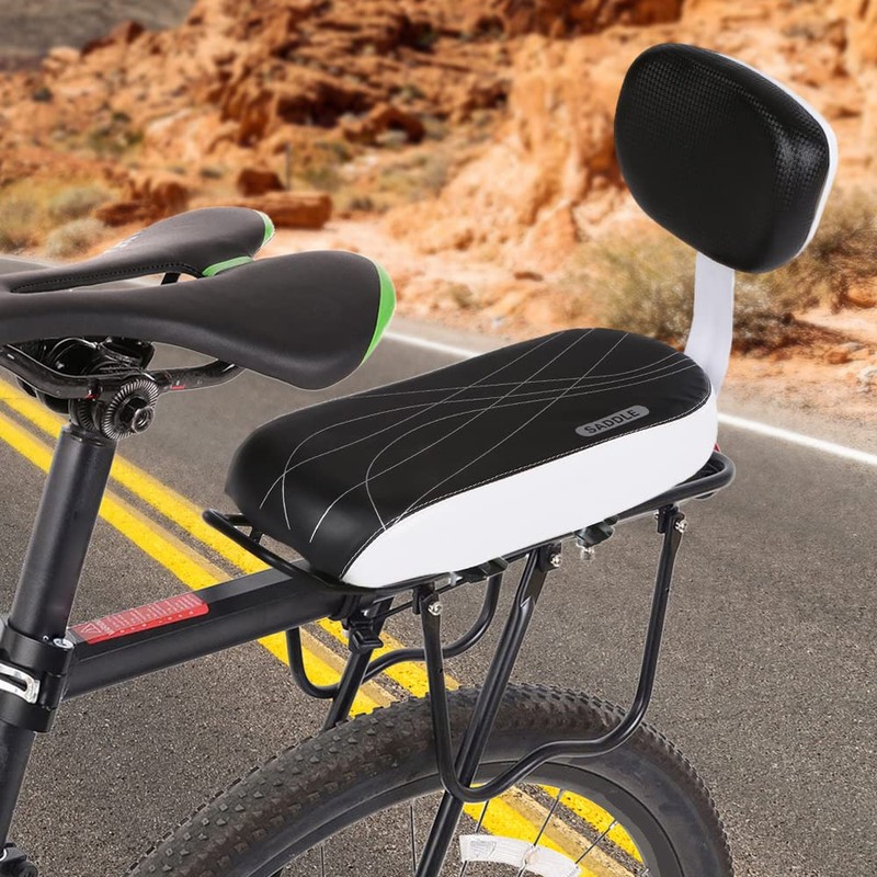 Bike seat,HUIOP Bicycle Back Seat Cycling Bike Bicycle MTB PU