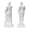 Set Homer & Herodotus Ancient Greek Authors History Sculpture Statue