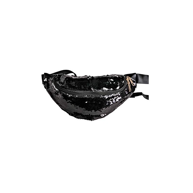 Arsimus Sequin Fanny Pack (Black)