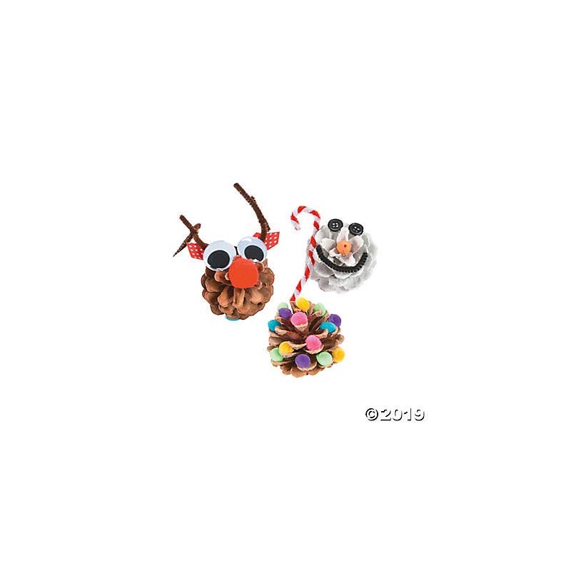 Natural Pine Cones 12Pc - Crafts for Kids and Fun