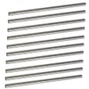 Tynulox 10Pcs 1/4" × 6" Length 304 Stainless Steel Rods,