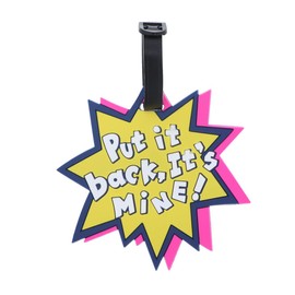 Put It Back Star Luggage Tag Humor ID Holder for Suitcases
