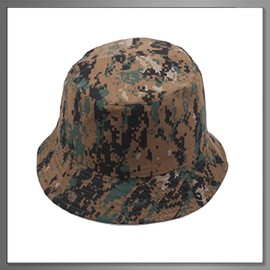 Buzz Selection CAP208 Women's Bucket Hat, Hat, Gardening, Casual, Plain, Pattern, UV Rays, UV, red