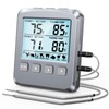 CIRYCASE Doppelsonden Fleischthermometer Digital, Grillthermometer Thermometer Kochen mit 8 Voreingestellte