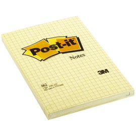 Post-it 102 x 152 mm Large Note - Canary Yellow