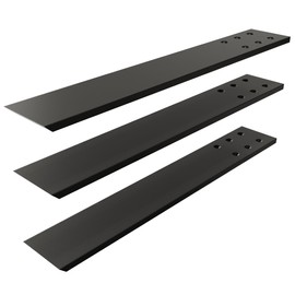 DTK 16 Inch Countertop Support Bracket, 3 Pack Heavy Duty Knee Wall Support Bracket, Hidden Countertop Flat Floating Bracket, Metal Corbels for Quartz/Granite/Wood/Concret Countertops Screws Included