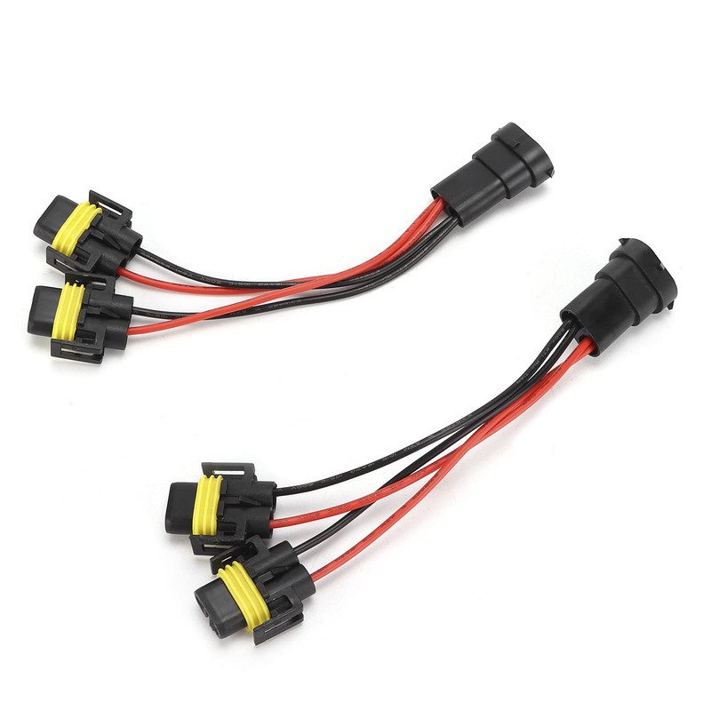 H11 H8 Splitter Wiring Harness for Fog Lamp Headlight High
