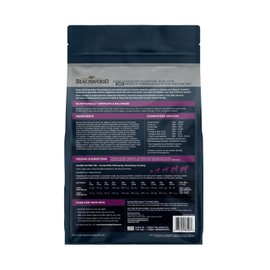 Blackwood Sensitive Skin & Stomach Dry Dog Food, Salmon Meal & Brown Rice with Ancient Grains, 10 Pound Bag with Prebiotics & Probiotics to Promote Gut Health