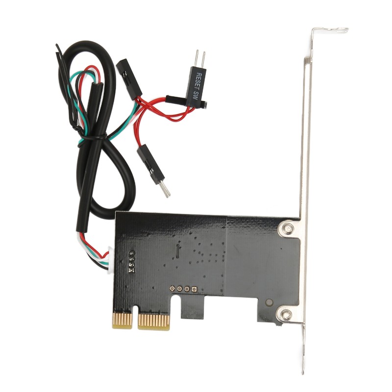 Computer Power Reset Switch PCIE Card Precise Control Thickened Gold