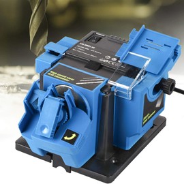 Multifunctional Sharpener, Multifunctional Electric Sharpener Drill Bit Sharpener for Straight Knives Scissors Drill Bit Planer (US Plug 110V)