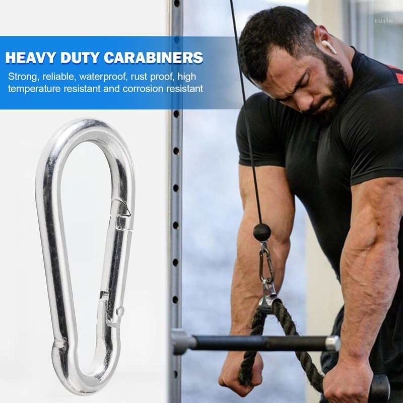 3.1 Inch Stainless Steel Spring Snap Hook, Stainless Steel Carabiner