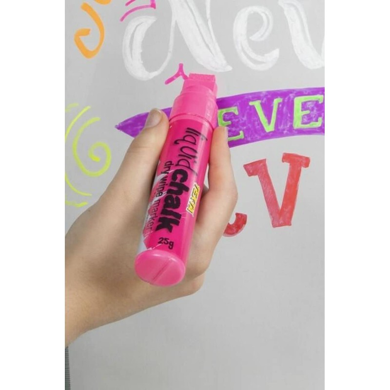 Texta Liquid Chalk Marker Dry Wipe Pink