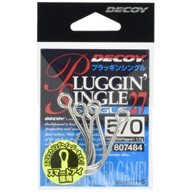 KATSUICHI Plackin Single 27 Hook 8 Fishing Hooks