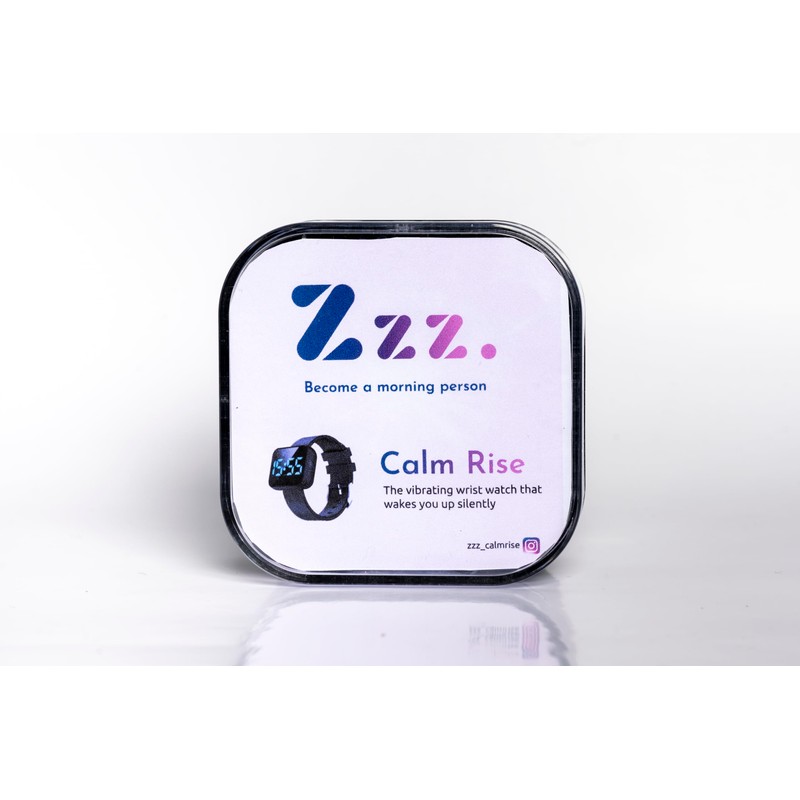 Zzz. CalmRise2 - Silent Alarm Clock Vibrating Watch