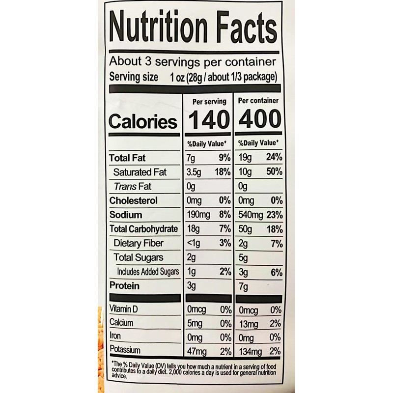 BBQ Flavor Wheat Crackers, Artificially Flavored, 2.8 oz (80g),4 Packs
