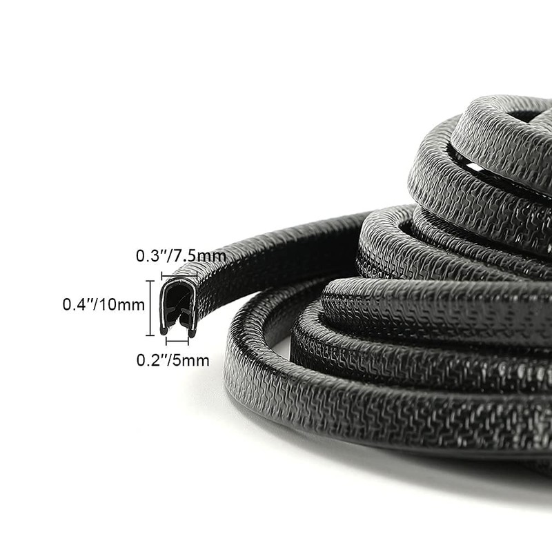 Car Door Edge Guards, Universal Rubber U Shape Car Door