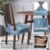 SearchI Stretch Dining Chair Seat Covers Set of 6, Soft