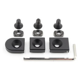 LThyzszb MLOK Tactical Light & Laser Pressure Switch Cable Guides Aluminum Flashlight Remote Tape Switch Cable Clips management - 3 Pack, Black
